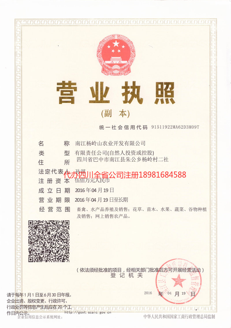 阜新阜新杨岭山农业开发有限公司